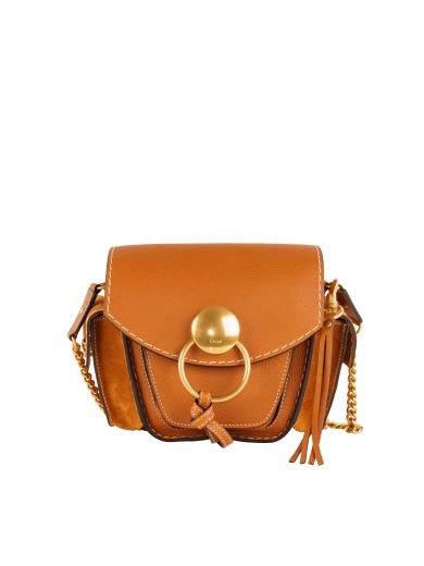 chloé chloe shop online brown leather shoulder bag in marrone