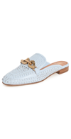 TORY BURCH JESSA WOVEN BACKLESS LOAFERS