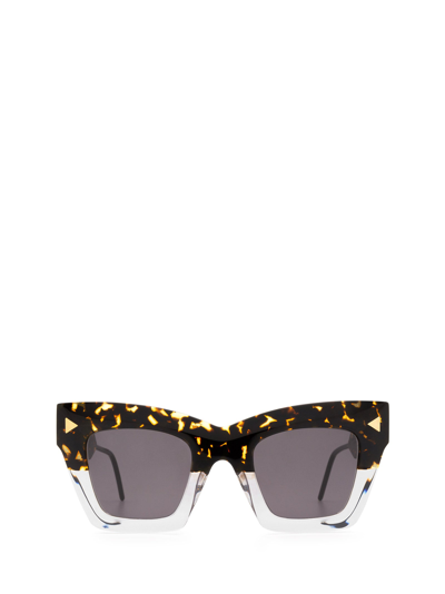 soya sunglasses in shiny havana &amp; crystal