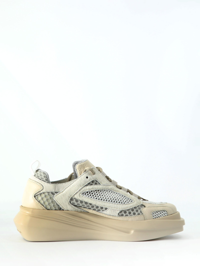 alyx mono hiking sneakers in beige