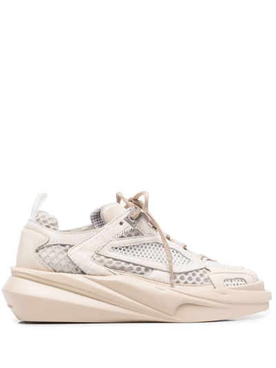 alyx mono hiking sneakers in white