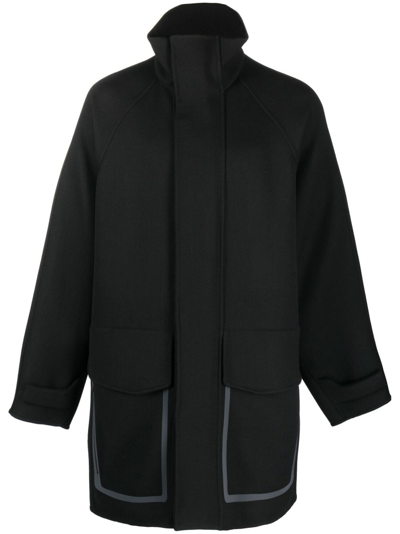 ermenegildo zegna x fear of god wool overcoat in black | mode