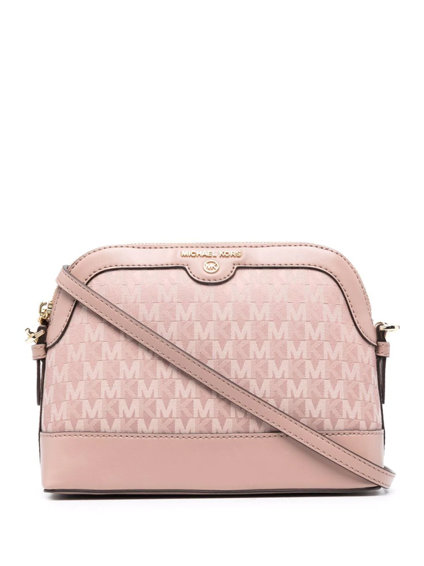 michael michael kors 经典logo印花斜挎包 in pink