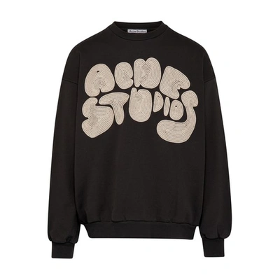 ACNE STUDIOS FYRE BUBBLE LOGO SWEATSHIRT