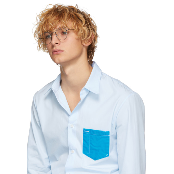 garrett leight 银色 garfield 眼镜 in pw-sh | modesens