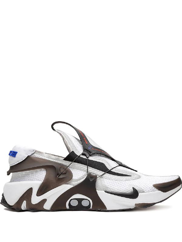 nike adapt huarache sneakers in white | modesens